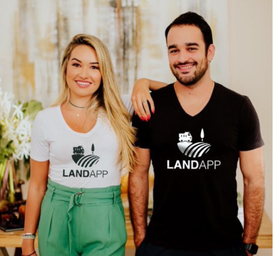 Mayara Protti e Matheus Protti, fundadores da LandApp