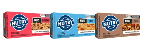 Nutrimental reformula linha Nutry Nuts  