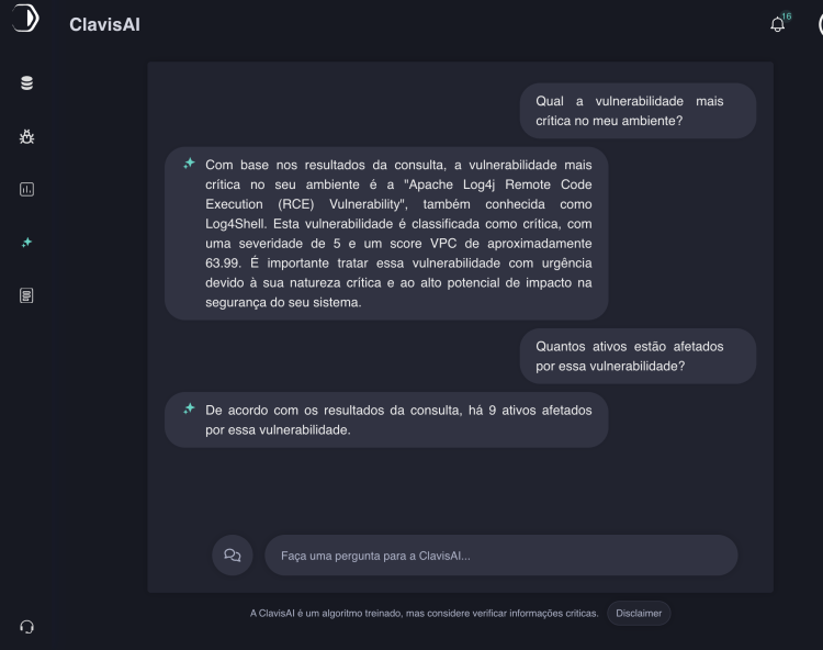Nova Inteligência Artificial da Clavis