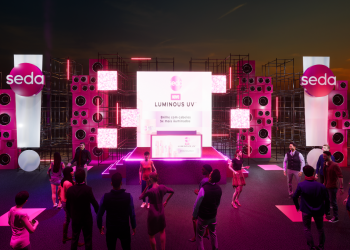 Seda ilumina Museu do Amanhã e leva funk com Ludmila para o Baile do Brilho