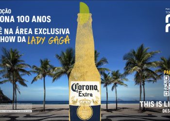 Fãs de Lady Gaga terão chance de assistir ao show em Copacabana na área exclusiva de Corona, patrocinadora master do evento