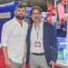 Os realizadores da SRE Trade Show - Super Rio Expofood, Fábio Queiróz, presidente da ASSERJ (à esquerda) e Jeronimo Vargas, diretor da Base Eventos (à direita)