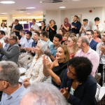 A palestra atraiu dezenas de profissionais da saúde