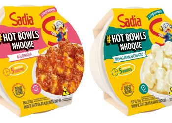 Sadia lança Hot Bowls de Nhoque Bolonhesa e Molho Branco Cremoso