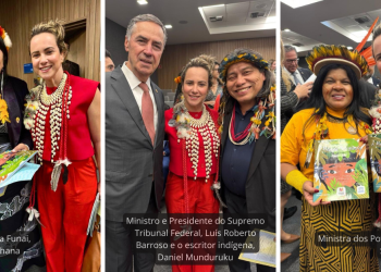 Carina Alves participa em Brasília de cerimônia histórica para comunidades indígenas no CNJ