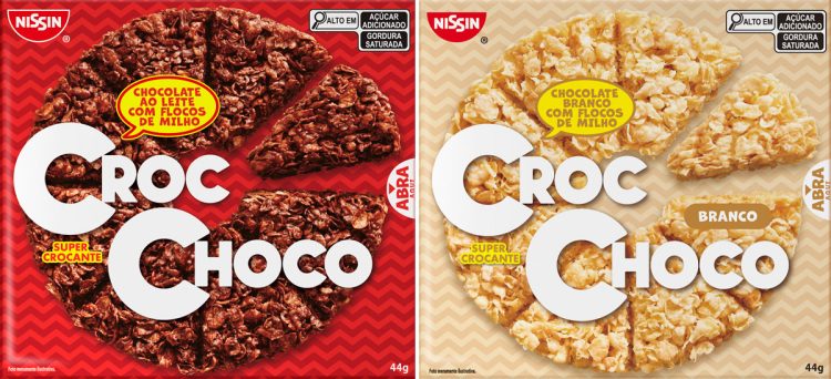 Croc Choco ao Leite e Croc Choco Branco