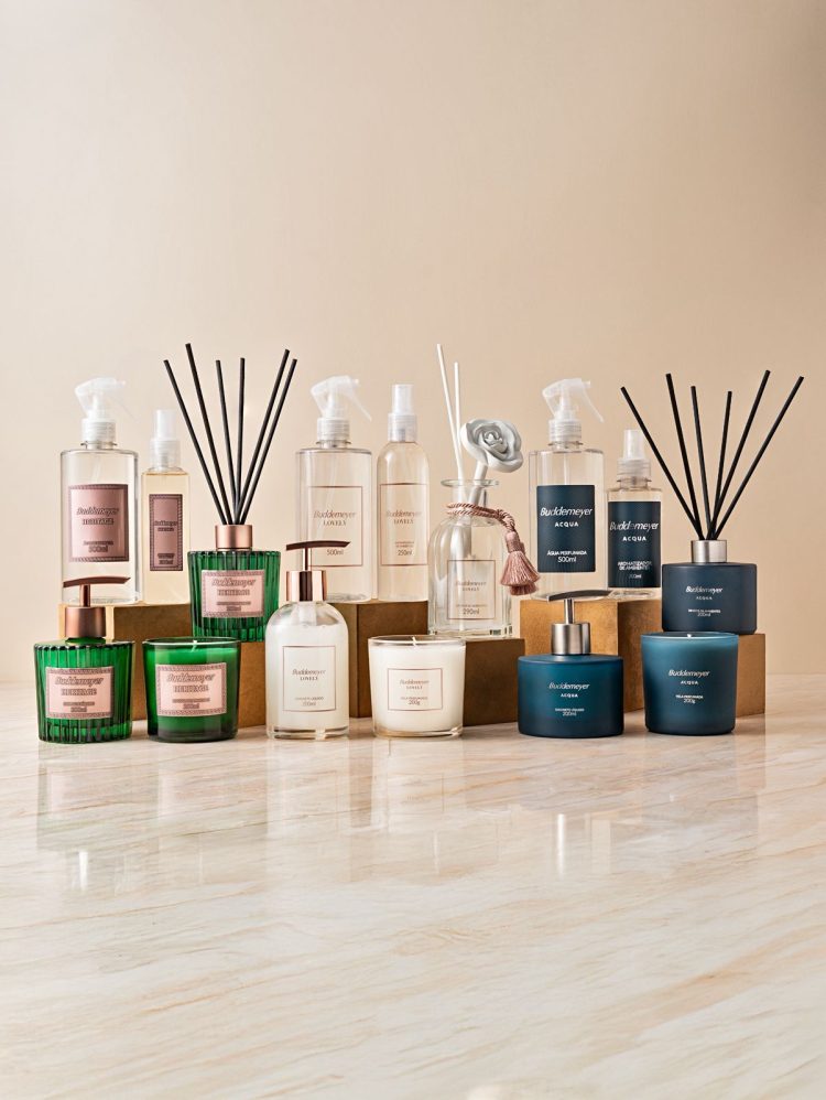 Buddemeyer apresenta linha autoral de fragrâncias para ambientes
