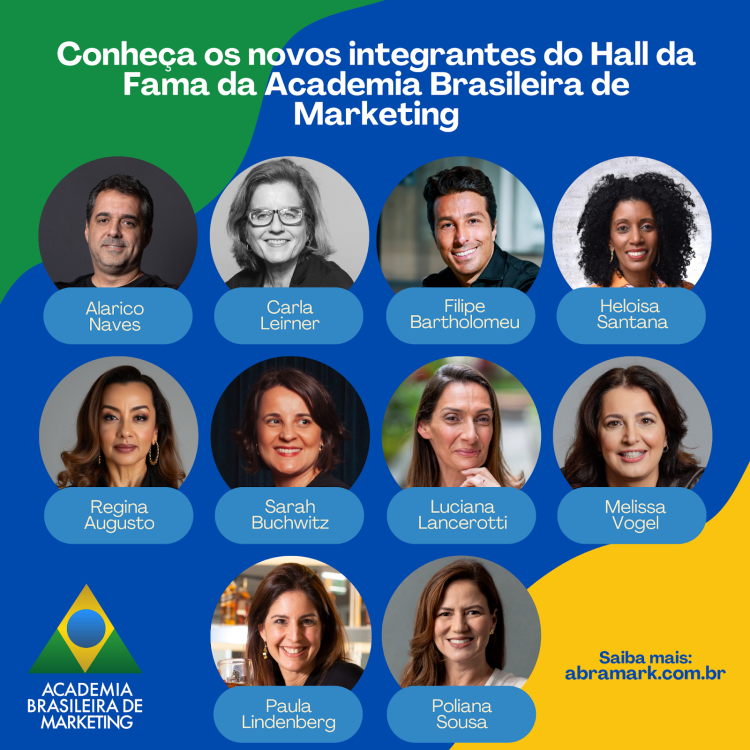 Academia Brasileira de Marketing apresenta os novos integrantes do Hall da Fama