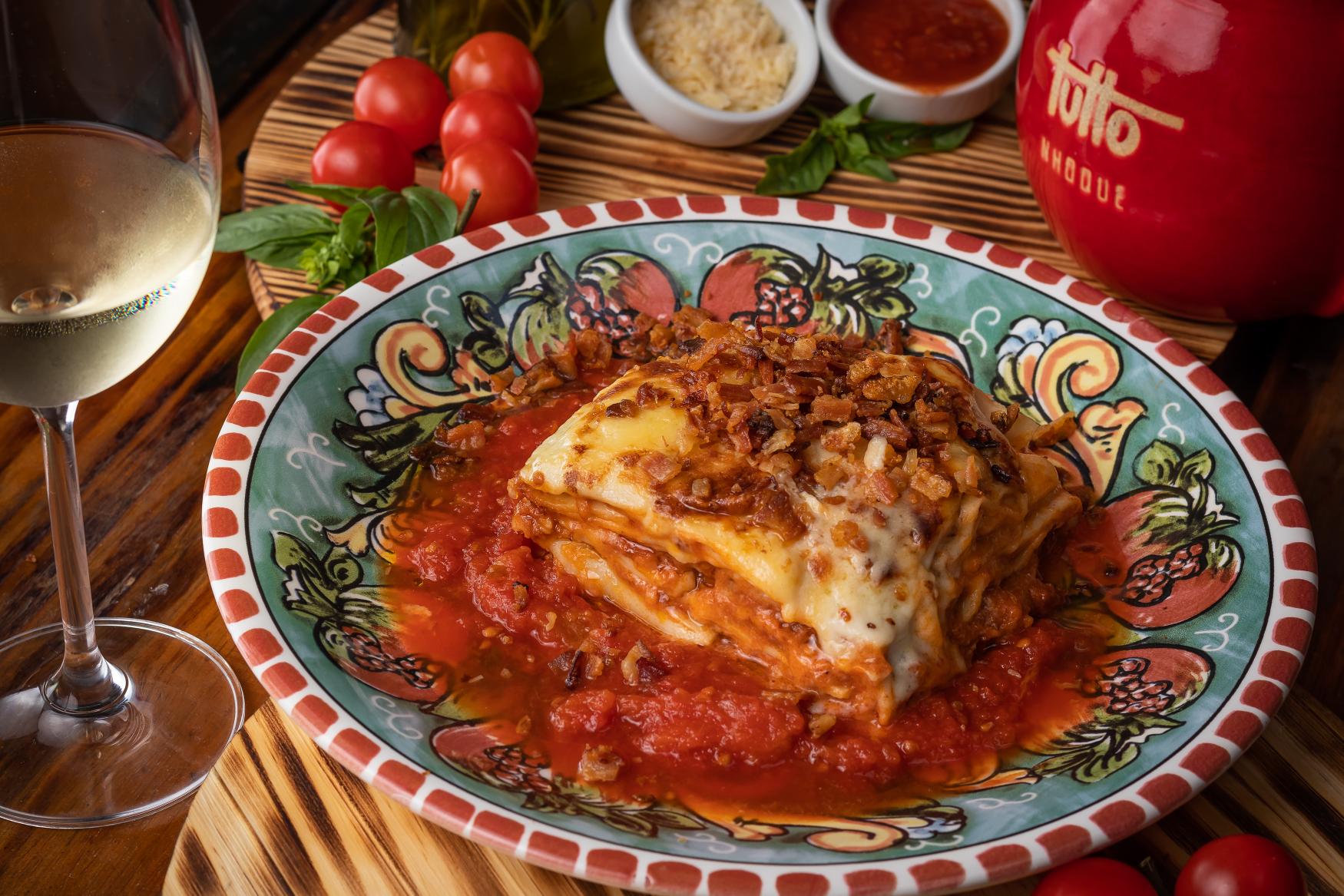 Tutto Nhoque - Lasagne al Vulcano de Costela - foto: Tomás Vélez