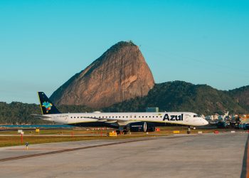 Embraer E2 no Santos-Dumont - Foto Guilherme Ramos