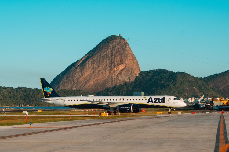 Embraer E2 no Santos-Dumont - Foto Guilherme Ramos