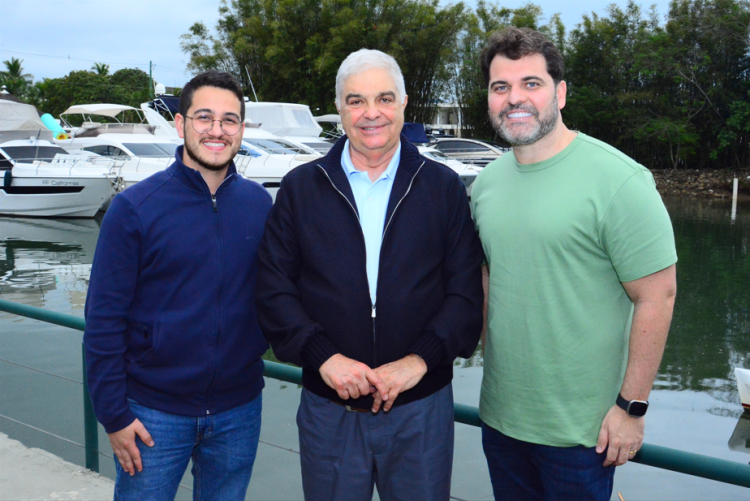 Lucas Venito, Carlos Jardim Borges e Luiz Cláudio Ribeiro - Foto: Luan Fronti