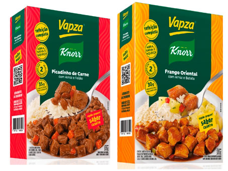 Kit Refeição Completa nos sabores Picadinho de Carne e Frango Oriental – Divulgação Knorr
