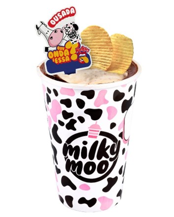Ousada’ é a nova combinação da Milky Moo em parceria com Ruffles® (Divulgação: Milky Moo)