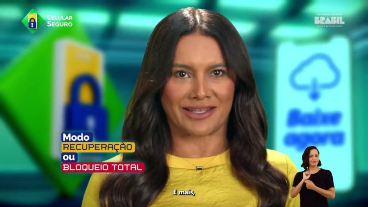 Governo do Brasil lança campanha do aplicativo Celular Seguro com Dira Paes