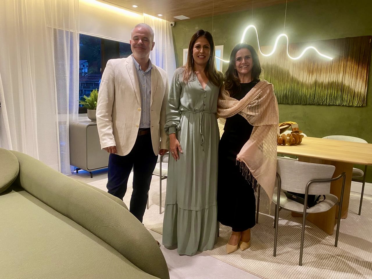 Fernando Flôres, Byanca Pietroluongo e Marcella Barletta Flôres