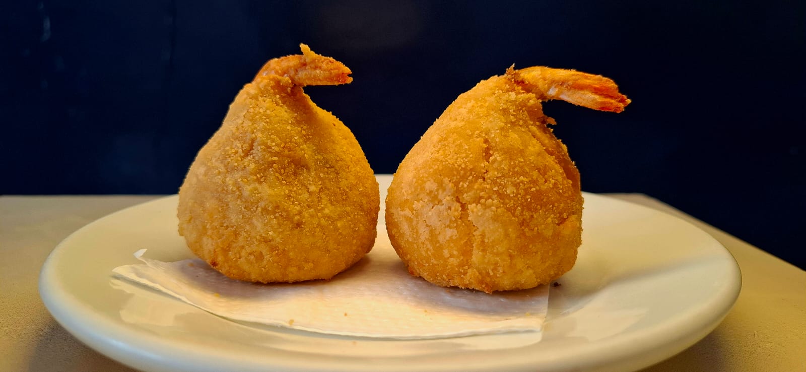 Coxinha de camarão - Foto: João Fraga