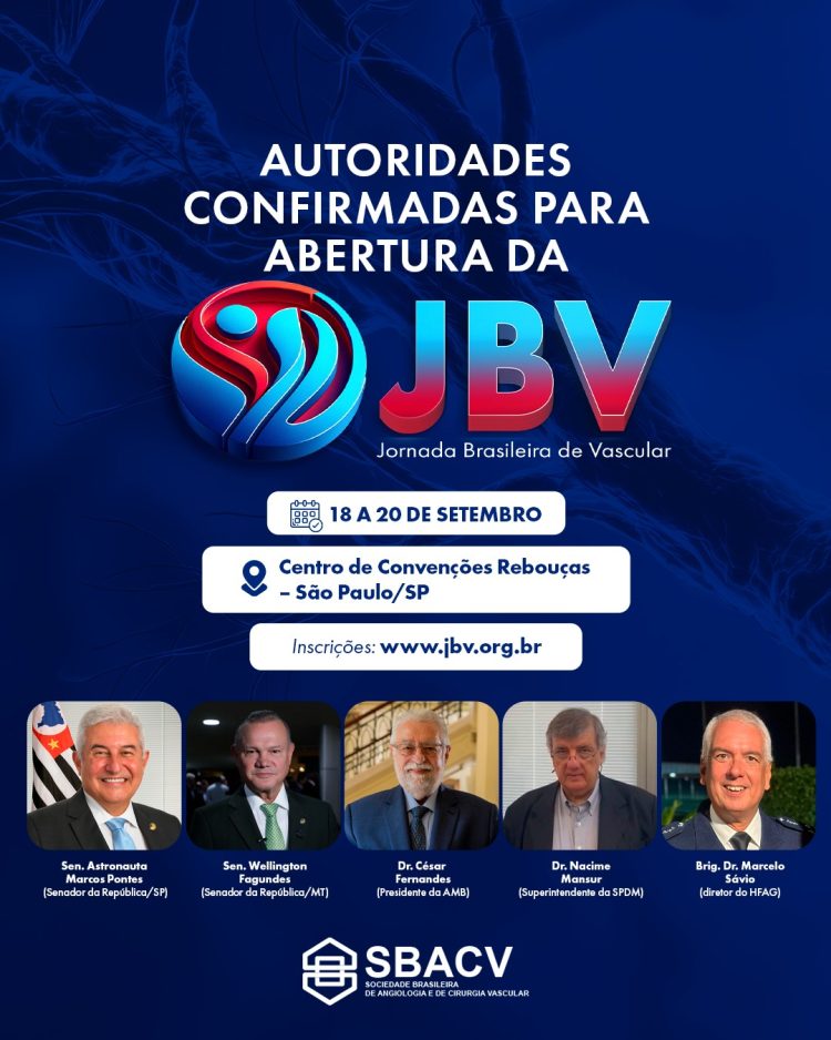JBV 2025: Saúde, Liderança e Inovação em um Evento Histórico na Cirurgia Vascular Brasileira