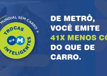 MetrôRio lança campanha ‘Trocas Inteligentes’ em comemoração ao Dia Mundial Sem Carro