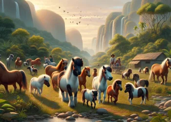 Origens e raças de mini ponies populares no Brasil