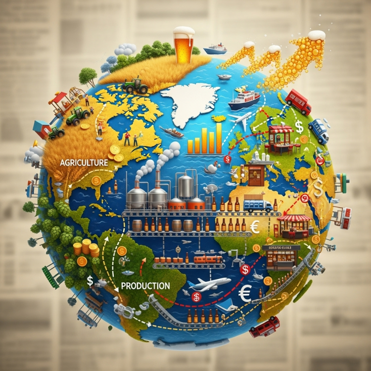 A importância da cerveja na economia global