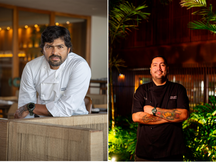 Chef Rubens Gonçalo (foto: Tomás Rangel) e Félix Sánchez (foto: Divulgação)