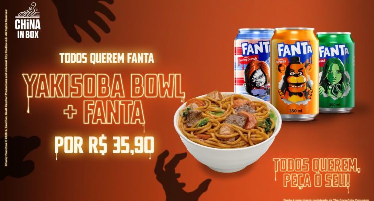 China in Box e Fanta lançam campanha especial para o mês do Halloween