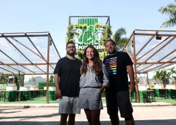 Fabrício Bahruth, Juliana Shultz e Carlos Nadal