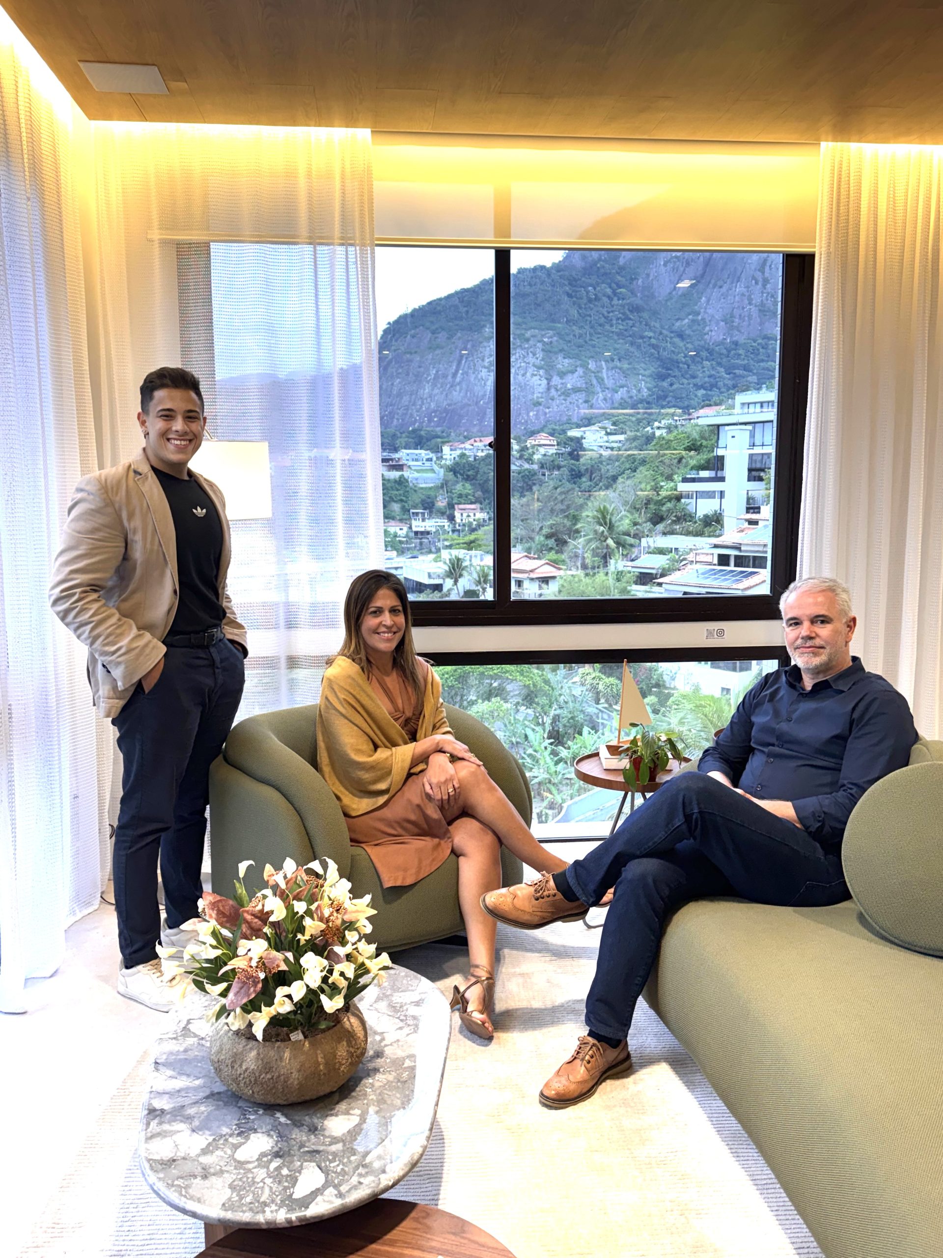 Luiz Paulo Belo, Fernando Flores e Byanca Pietroluongo