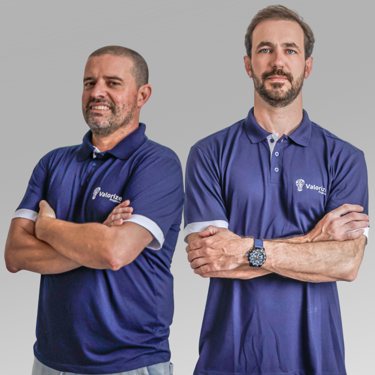 Vinicius Alves, diretor comercial; e Felipe Alberton, diretor financeiro da Valorize Projetos