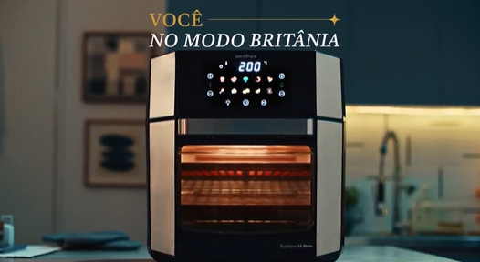 Britânia transforma Air Fryer Oven em protagonista das maratonas de streaming