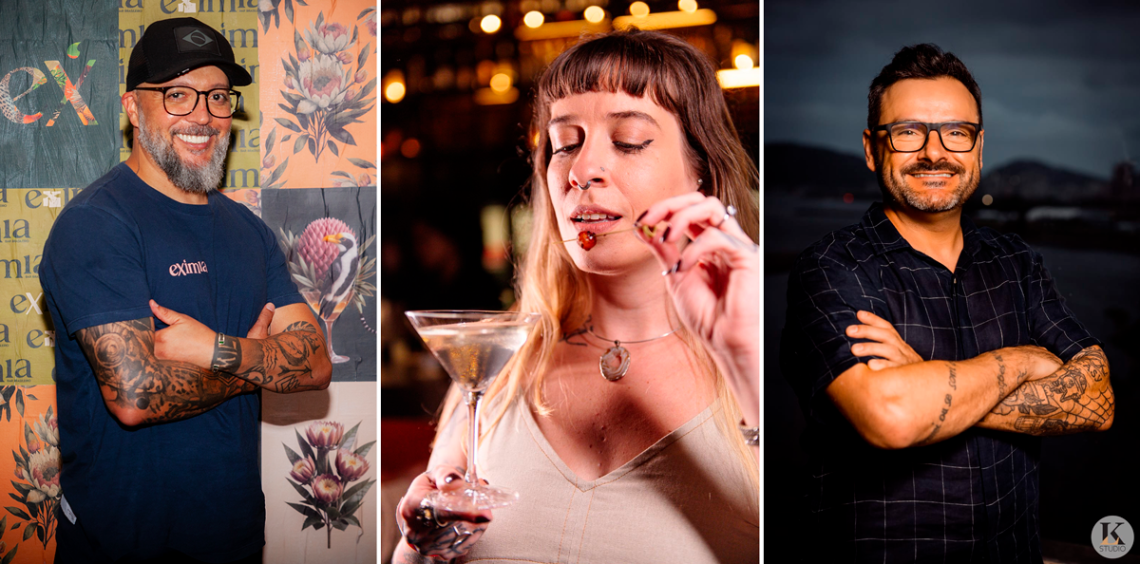 Márcio Silva, Laura Paravato e Lelo Forti