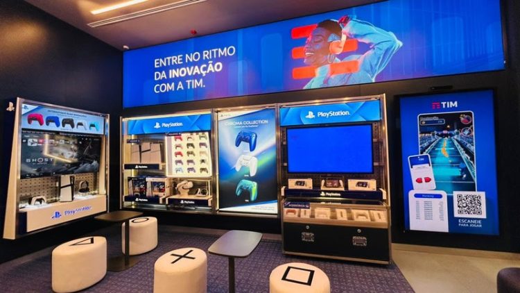 TIM e PlayStation promovem ativação especial em flagship. (Foto: Divulgação)