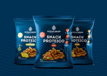 Ocean Drop lança snacks proteicos veganos com 12 gramas de proteína