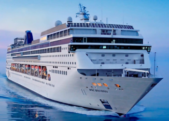 MSC Sinfonia. Foto: Divulgação ASCOM Pier Mauá