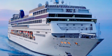 MSC Sinfonia. Foto: Divulgação ASCOM Pier Mauá