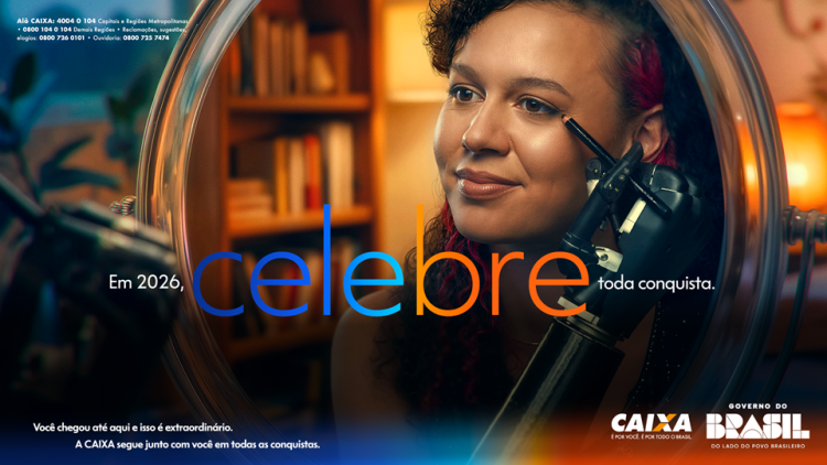 CAIXA lança campanha de Fim de Ano 2025 com convite para celebrar cada conquista