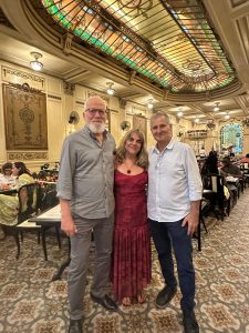 Leonardo Braga (Casa da Feijoada) com os anfitriões