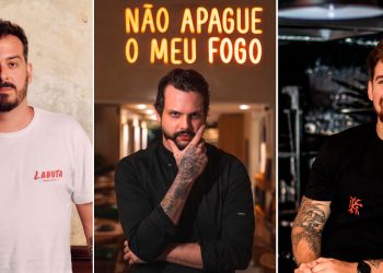 Chefs Lúcio Vieira.jpg, Newton Rique e Pedro Coronha