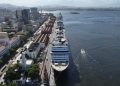 Pier Mauá terá atracações simultâneas de navios durante todo carnaval