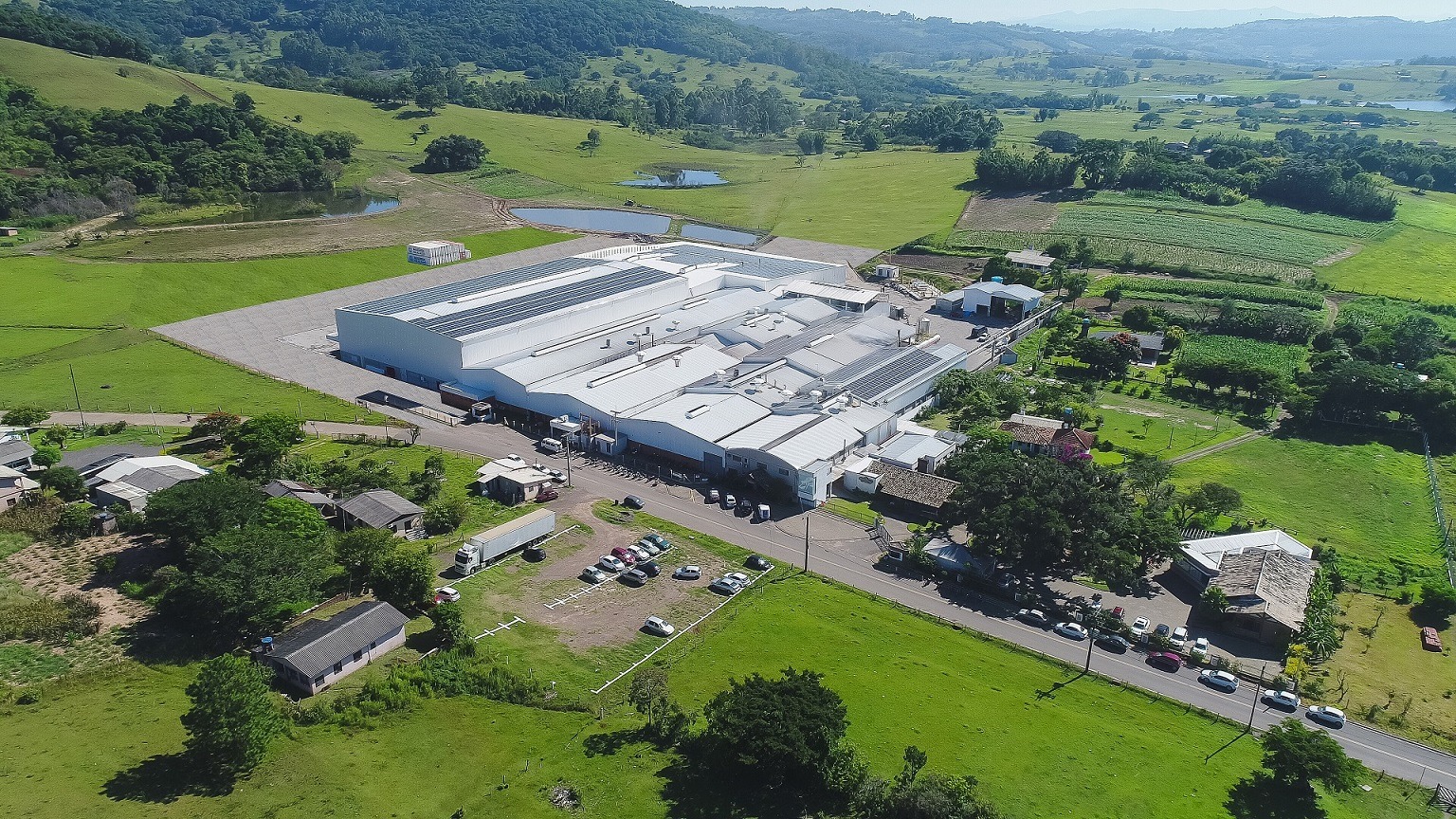Fábrica da DaColônia ocupa área de 20.000m2 no RS. Foto: Divulgação