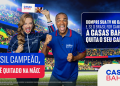 Com Denilson e Bia Reis, Casas Bahia promete quitar carnês de TVs se Brasil for campeão