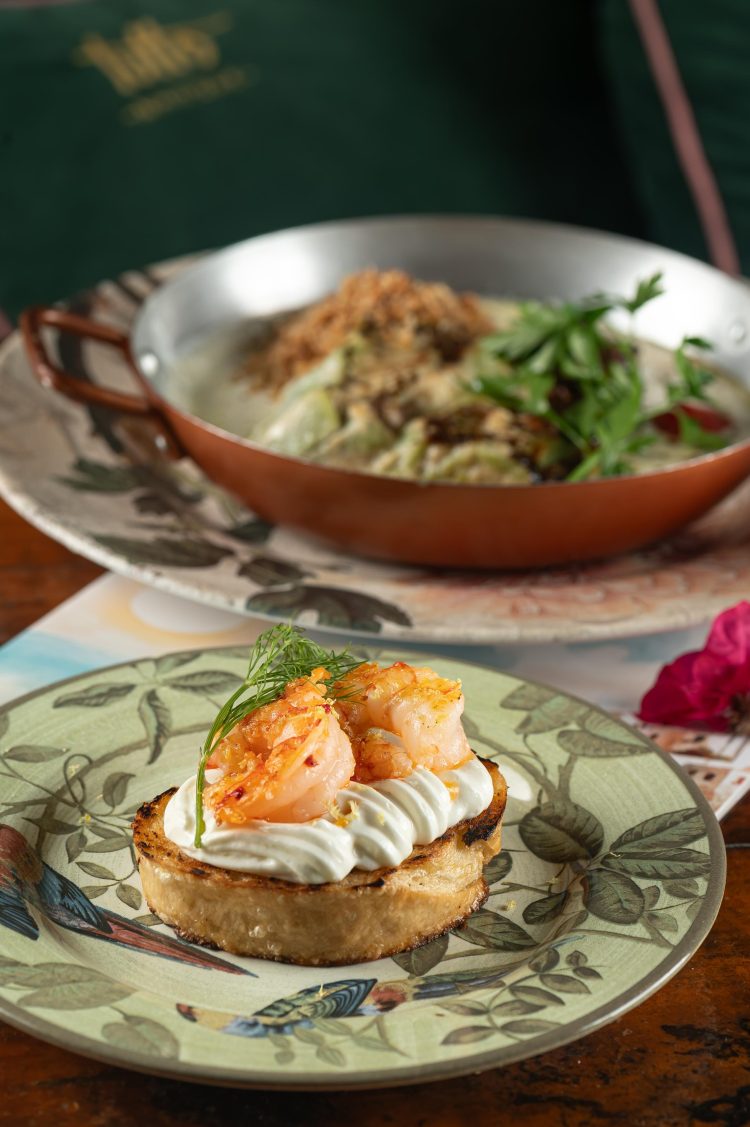 Tutto Nhoque - Bruschetta Gamberi & Limone - Foto: Tomás Vélez