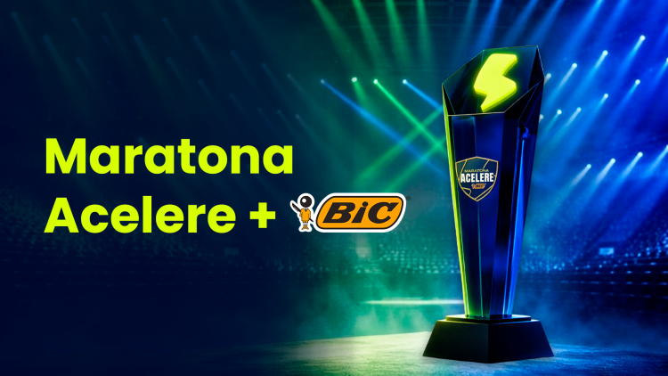 Maratona Acelere + BIC abre inscrições com prêmio de R$ 100 mil para formatura de estudantes