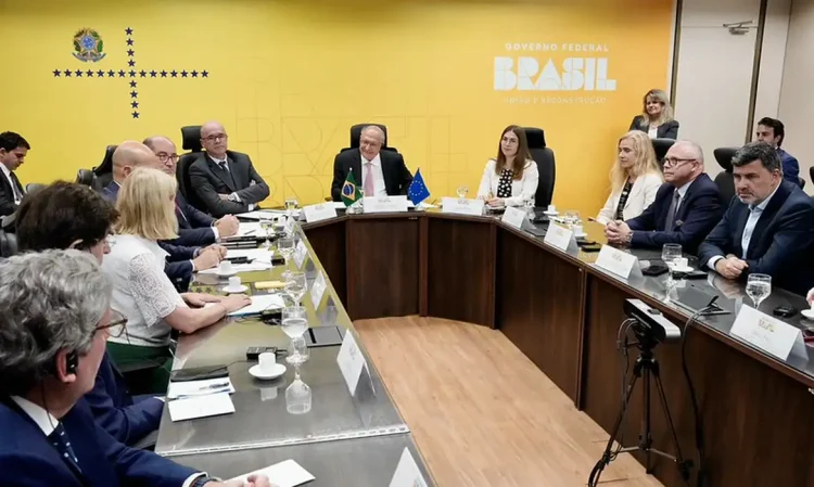 Alckmin e parlamentares europeus