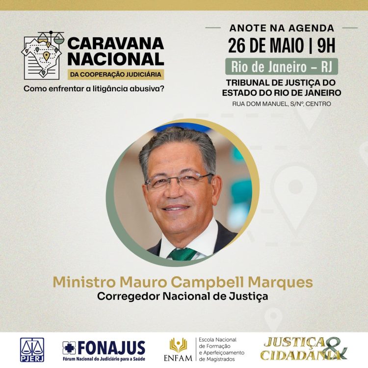 Caravana Nacional chega ao TJRJ para debater litigância abusiva