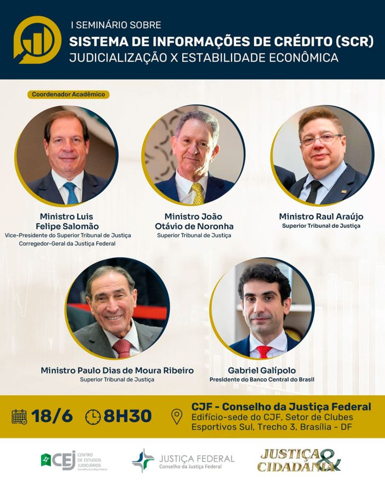 Seminário inédito debate impactos da judicialização do SCR no Conselho da Justiça Federal