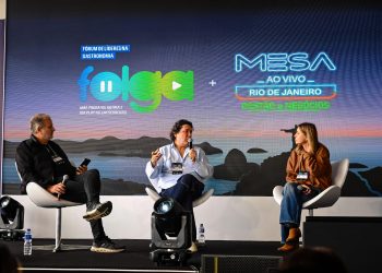 Prazeres da Mesa - Georges Schnyder, Dani Maia e Gaston Acuri - Foto: Nubra Fasari
