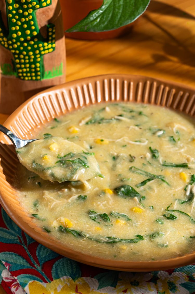 Congelados da Sônia - Sopa de Milho com Frango e Couve - Foto: Tomás Vélez
