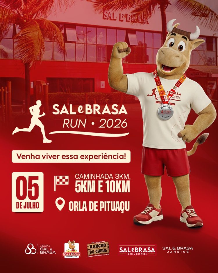 Grupo Sal e Brasa une corrida e experiência gastronômica na primeira edição da ‘Sal e Brasa Run’ em Salvador